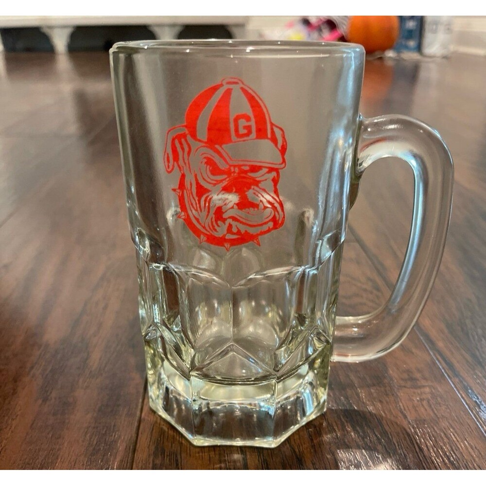 VTG University of Georgia Bulldogs UGA glass stein